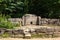 Ancient tiled dolmen in the valley of the river Jean near Black Sea, Russia, southeast of Gelendzhik