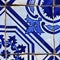 Ancient tiles detail in Ouro Preto, Brazil