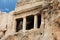 Ancient tomb cave of Bnei Hezir in Jerusalem