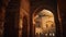 Ancient tomb ornate arches symbolize Indian history generated by AI