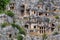 Ancient tombs in Myra, Turkey