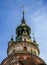 Ancient tower in  Cesky Krumlov