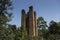 An ancient tower in the jungle of Burdwan, Bengal, India which was used to watch wild animal and for hunting.