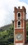 Ancient tower and the walls of the medieval castle of marostica