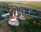 The ancient town of Suzdal. View from the bell tower of the Venerable. Gold ring of Russia. Vladimir region.