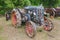 Ancient tractor Landini L55 hot bulb engine