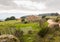 Ancient traditional Catalan Farmershouse scenery