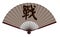 The Ancient Traditional Chinese Fan With The Chinese Word `Battle` On It