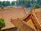 Ancient traditional Chinese tiled temple roof. Beijing, China