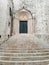 ancient and traditional staircase of the city of Dubrovnik