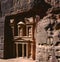 The ancient treasury in Petra