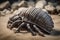 An ancient trilobite fossil a reminder of a distant past and the endless cycle of life.. AI generation