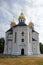 Ancient Ukrainian Orthodox Church. Ukrainian baroque architecture. Catherine`s Church is a functioning church in Chernihiv,