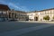 Ancient University Square in Coimbra, Portugal