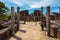 Ancient Vatadage Buddhist stupa in ancient city Pollonaruwa, Sri Lanka