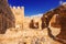 The ancient Venetian fortress Frangokastello on Crete island