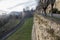 Ancient venetian walls, historic area Citta Alta of Bergamo,Lom