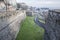 Ancient venetian walls, historic area Citta Alta of Bergamo,Lom