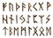 Ancient viking alphabet