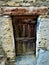 Ancient and vintage door, beautiful beam, charm and history