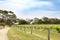 Ancient vinyard on country dirt road, Barossa Valley, Australia