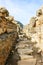 Ancient walkway in the Ruins in Ephesus, Turkey