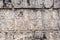 Ancient wall in Chichen Itza temple, Mexico