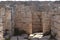 Ancient wall and door ruins at Mt. Gerizim National Park