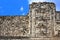 Ancient wall with god Chaac masks, Uxmal, Yucatan, Mexico