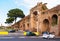 The ancient wall of the Lateran Palace in Rome