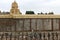 The ancient wall of Virupaksha Temple of Hampi.