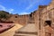 The ancient walls and battlements of Silves Castle