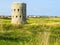 Ancient watchtower on the Guernsey island