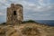 Ancient watchtower ruin, Sardinia, Italy