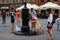 Ancient water column at Old Town Market Square