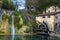 Ancient watermill wheel, Molinetto della Croda in Lierza valley. Refrontolo. Italy