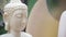 Ancient white buddhist statue - Buddha