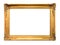 Ancient wide decorated wooden picture frame