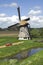 Ancient Windmill in dutch countryside