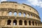 Ancient windows of the Colosseum, Rome, Italy