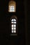 Ancient windows, vertical photo of two windows