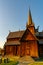 Ancient wooden church in Norway