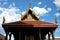 Ancient Wooden Hall at Wat Absornsawan Temple.