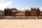 Ancient wooden houses, Plaza del Coso, PeÃ±afiel, Spain