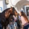 Andalucia is famous for its beautiful Horses these are at Nerja on the Costa del Sol