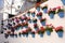 Andalucia Spain whitewashed village wall flower pot display