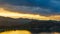 Andalucia at sunset with wind turbines, Spain