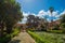 Andalusian gardens in Udayas kasbah Rabat Morocco North Africa