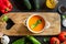 Andalusian Gazpacho refreshing tomato and other vegetables