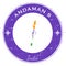 Andaman Islands circular patriotic badge.